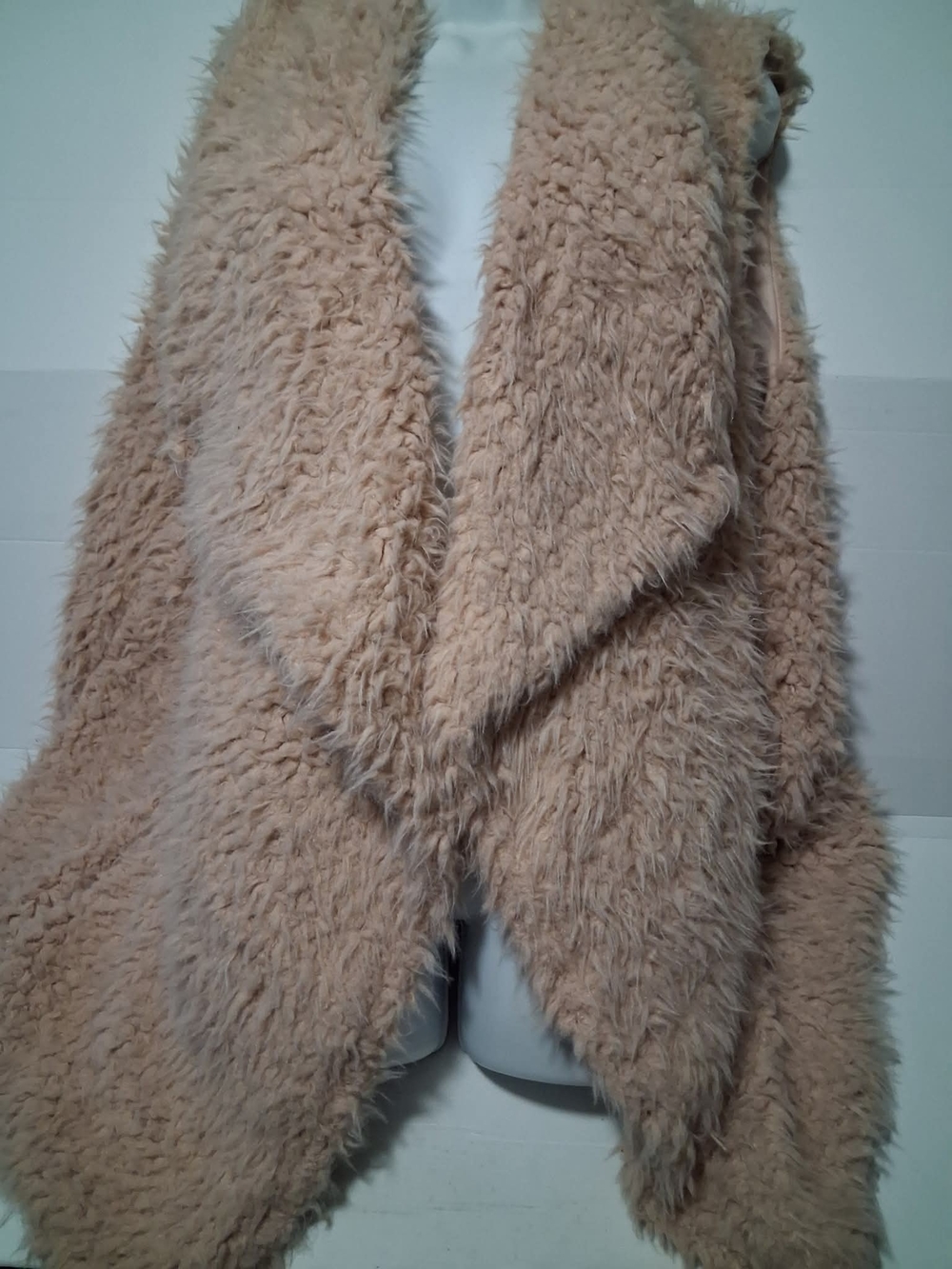 Faux Fur Vest 3XL Pink